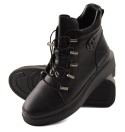 Filippo DBT7416 czarne skórzane botki