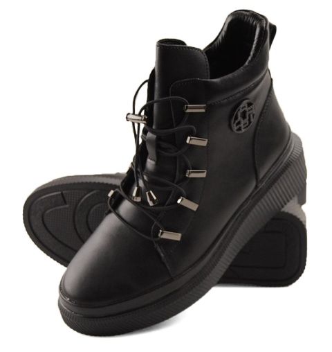 Filippo DBT7416 czarne skórzane botki Filippo DBT7416 czarne skórzane botki