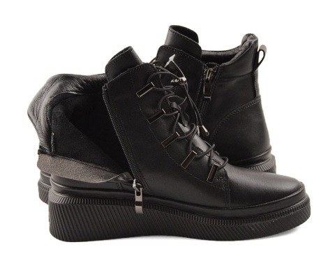 Filippo DBT7416 czarne skórzane botki Filippo DBT7416 czarne skórzane botki