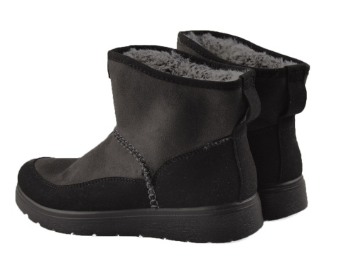 Fly Flot 45 Y83 szare skórzane botki