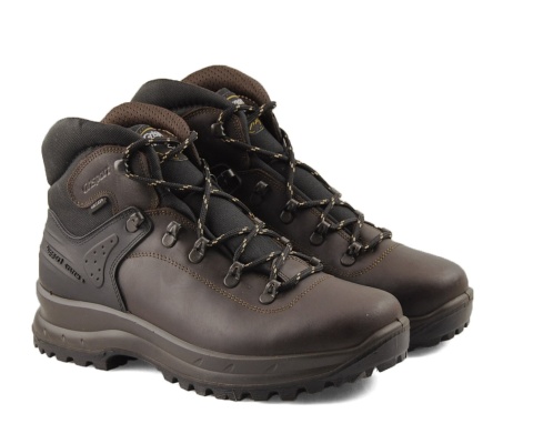 Grisport 13229P8G brązowe skórzane półbuty trekkingowe