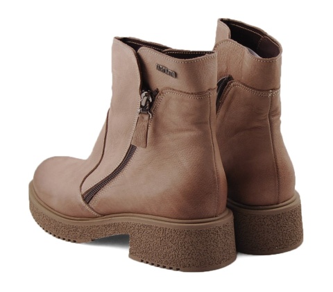 Jaromin 7930 brązowe skórzane botki