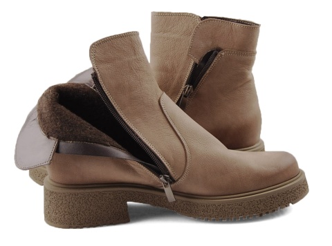 Jaromin 7930 brązowe skórzane botki