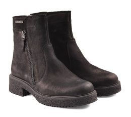 Jaromin 7930 czarne skórzane botki