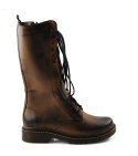 Kacper 4-5392 brązowe skórzane kozaki