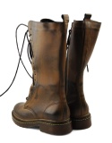 Kacper 4-5392 brązowe skórzane kozaki