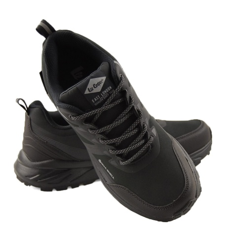 Lee Cooper LCJ-25-01-3717M czarne półbuty trekkingowe Lee Cooper LCJ-25-01-3717M czarne półbuty trekkingowe