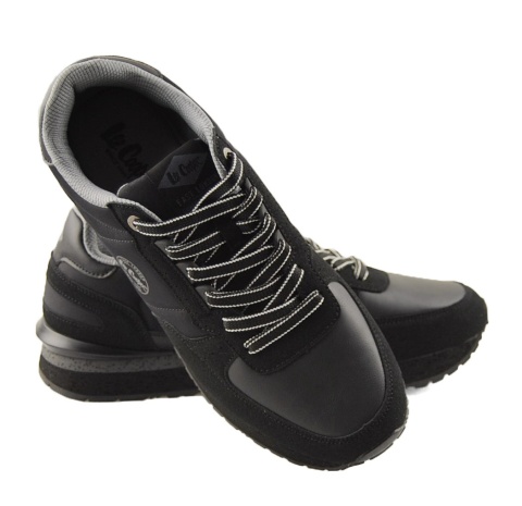 Lee Cooper LCJ-25-03-3794M czarne półbuty