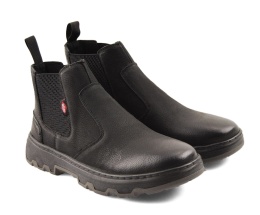 Lee Cooper LCJ-25-33-3967MB czarne skórzane botki
