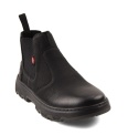 Lee Cooper LCJ-25-33-3967MB czarne skórzane botki