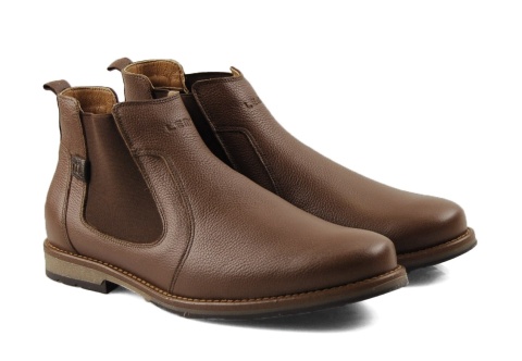 Lemi 200 F brązowe skórzane sztyblety