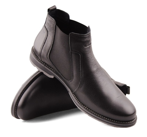 Lemi 200 F czarne skórzane sztyblety