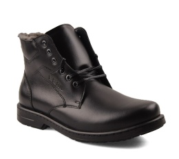 Lemi 59 W czarne skórzane botki