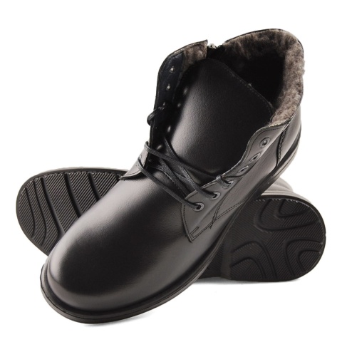 Lemi 59 W czarne skórzane botki