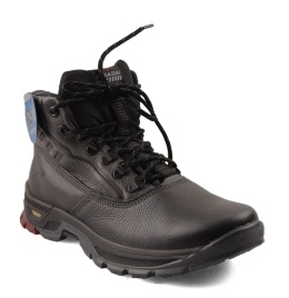 Pegada 150504-04 czarne skórzane trapery