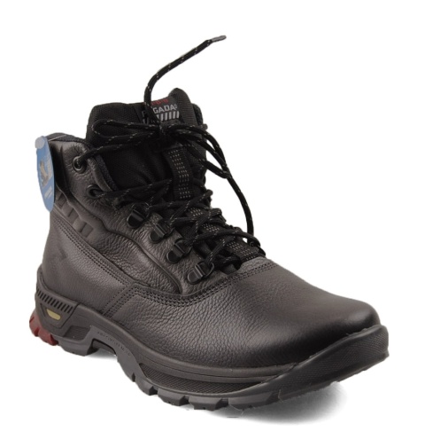 Pegada 150504-04 czarne skórzane trapery