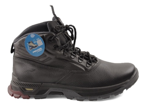 Pegada 150504-04 czarne skórzane trapery