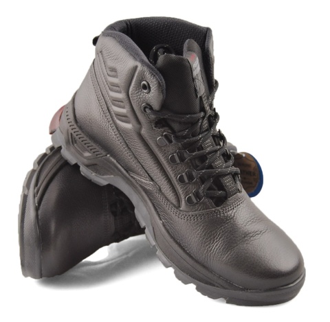 Pegada 150504-04 czarne skórzane trapery