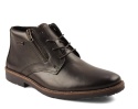 Rieker 15324-25 brązowe skórzane botki