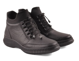 T.Sokolski Z22-287 czarne skórzane botki