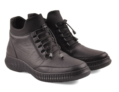 T.Sokolski Z22-287 czarne skórzane botki