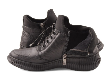 T.Sokolski Z22-287 czarne skórzane botki