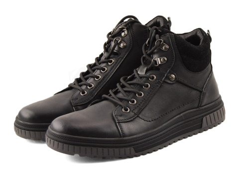 T.Sokolski Z25-106 czarne skórzane botki