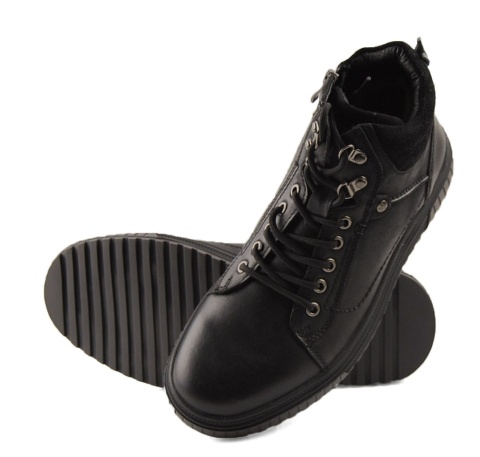 T.Sokolski Z25-106 czarne skórzane botki